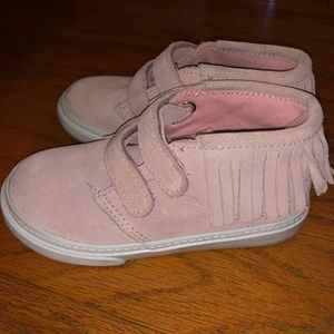 Gap fringe suede sneakers